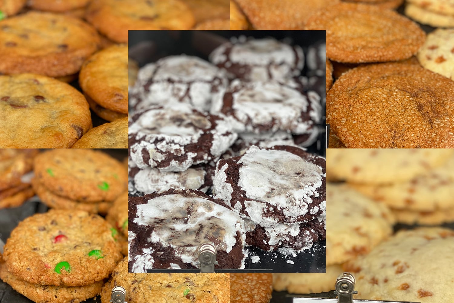 Cookie-Collage Image collage of Cookies at the Watering Can Flower Market.