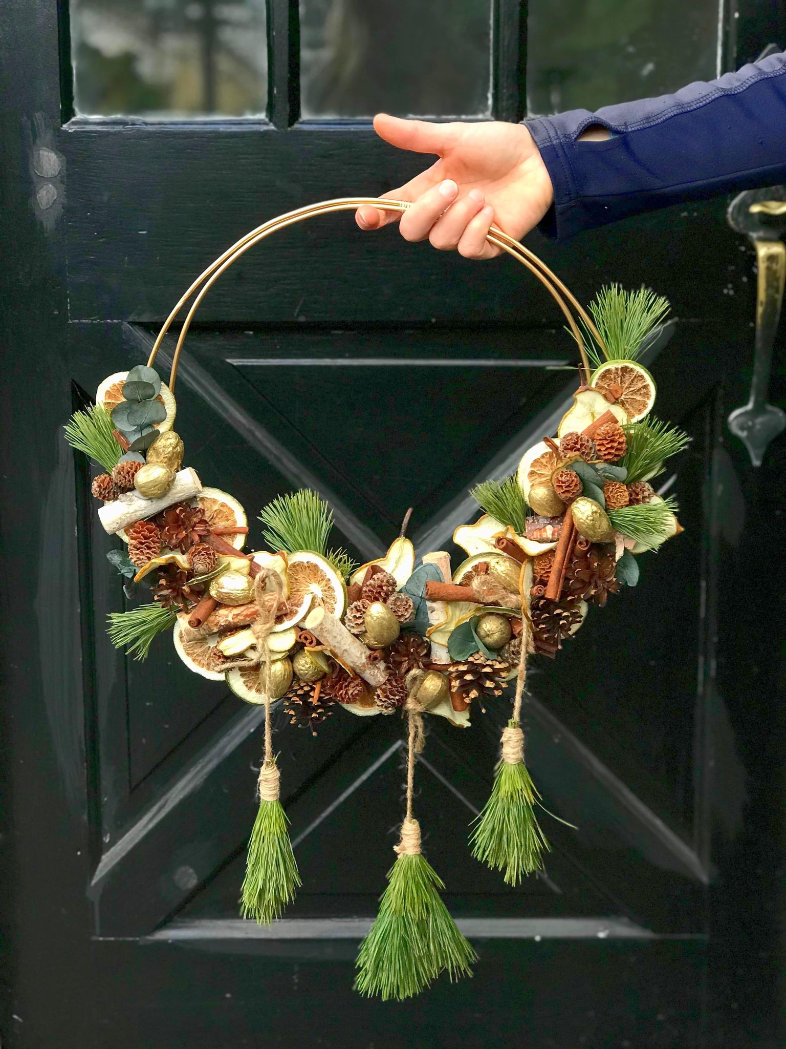 Pear and Nutmeg Wreath - DIY